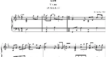 Eve(钢琴谱) Yiruma作曲 SilverRay制谱