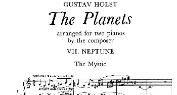 The Planets Op.32(钢琴谱) 古斯塔夫·迪奥多·霍尔斯特(Gustav Dheodore Holst)