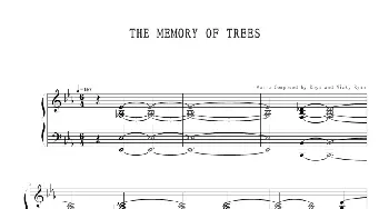 THE MEMORY OF TREES(钢琴谱) 雅尼