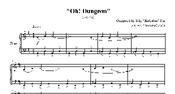 Oh! Dungeon(钢琴谱)