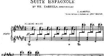 Suite Espanola Op.47(钢琴谱) 埃赛克·阿尔贝尼兹