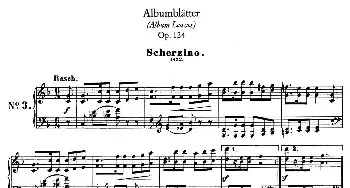 Albumblätter Op.124(钢琴谱) 罗伯特·舒曼