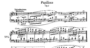 Pappillons Op.2(钢琴谱) 罗伯特·舒曼