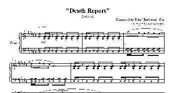 Death Report(钢琴谱)