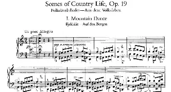 Scenes of Country Life Op·19(钢琴谱) 爱德华·哈格吕普·格里格