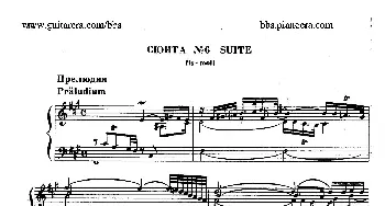 Suite No.6 in f-sharp Minor HWV 431(钢琴谱) 亨德尔