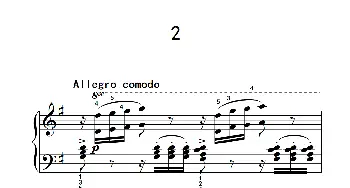 车尔尼钢琴八度练习曲 553(钢琴谱)