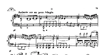 Concerto no 5 K 175 - 2 Piano(钢琴谱) 沃尔夫冈·阿玛多伊斯·莫扎特