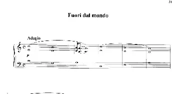 Fuori Dal Mondo(钢琴谱) Ludovico Einaudi(鲁多维科·艾奥迪）