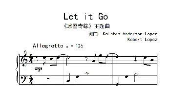 Let it Go(钢琴谱)