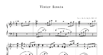 Winter Sonata(钢琴谱)