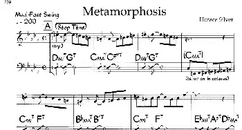 Metamorphosis(钢琴谱)