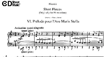 18 Short Pieces(钢琴谱) 赛扎尔·弗兰克
