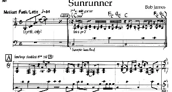 Sunrunner(钢琴谱)