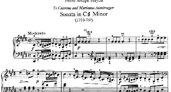 海顿 钢琴奏鸣曲 Hob XVI 36 in C-sharp minor(钢琴谱) 海顿