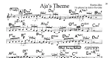 Aja's Theme(钢琴谱)