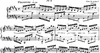 斯克里亚宾 钢琴练习曲 Op.8 No.4 Alexander Scriabin Etudes(钢琴谱) 斯克里亚宾