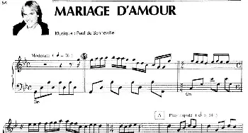 MARIAGE D'AMOUR(钢琴谱)