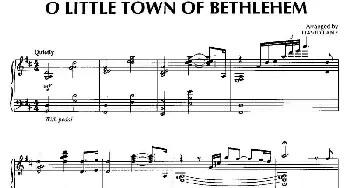 O Little Town Of Bethlehem(钢琴谱) [美]大卫·兰兹(David Lanz)