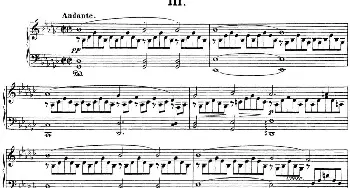 舒伯特降G大调即兴曲D.899 Op.90(钢琴谱) 舒伯特