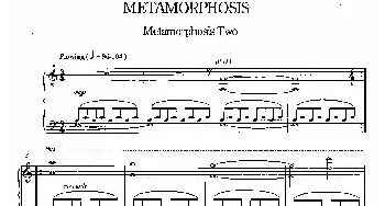 Metamorphosis(钢琴谱) 菲利普·格拉斯(Philip Glass)