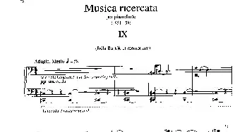 Musica Ricercata(钢琴谱) 乔治·李盖蒂(Gyorgy Ligeti)