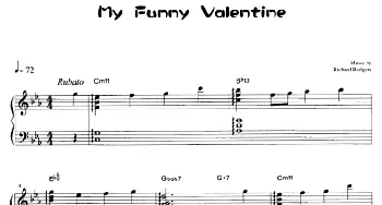 My Funny Valentine(钢琴谱)