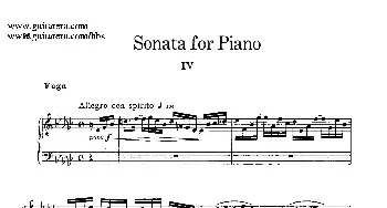 Piano Sonata Op.26(钢琴谱) 塞谬尔·巴伯(Samuel Barber）