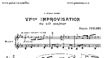 15 Improvisations(钢琴谱) 弗朗西斯·普朗克