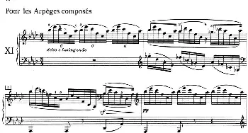 德彪西12首钢琴练习曲(钢琴谱) 德彪西