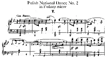 Five Polish National Dance Op.3(钢琴谱) 泽维尔·沙温卡