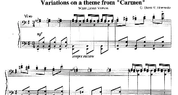Carmen Variations 12 Pieces(钢琴谱) 弗拉基米尔·霍洛维兹