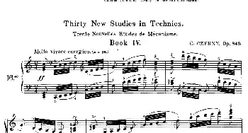 Czerny - 30 New Studies - 16(钢琴谱) Czerny