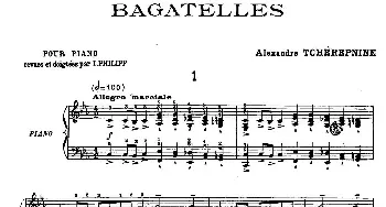 Ten Bagatelles Op.5 (钢琴谱) 亚历山大·齐尔品(Alexander Tcherepnin）