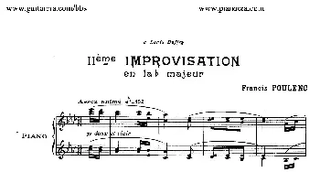 15 Improvisations(钢琴谱) 弗朗西斯·普朗克