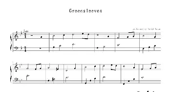 Green sleeves(钢琴谱)