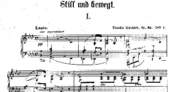 Clavierstucke "Still und Bewegt" Op.24 (钢琴谱) [德]狄奥多•柯希纳