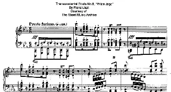 12 Etudes d'execution Transcendante S.139(钢琴谱) 弗兰茨·李斯特