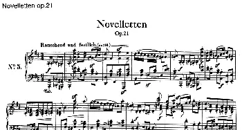 Novelletten Op.21(钢琴谱) 罗伯特·舒曼