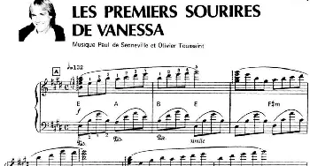 LES PREMIERS SOURIRES DE VANESSA(钢琴谱)