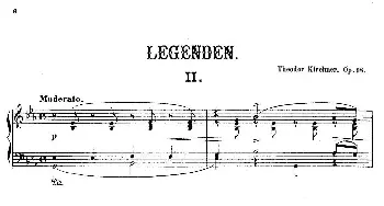 Legenden Op.18(钢琴谱) 狄奥多·柯希纳