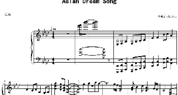 Asian Dream Song(钢琴谱) 久石让