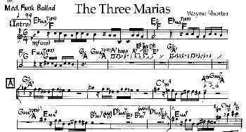 The Three Marias(钢琴谱)