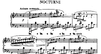 Nocturne in c Minor Op.posth (钢琴谱) 肖邦-chopin