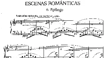 Escenas Románticas(钢琴谱) 恩里克·格拉那多斯(Enrique Granados）