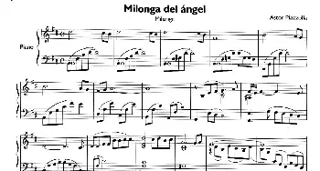 天使组曲(钢琴谱) 亚斯托尔·皮亚佐拉