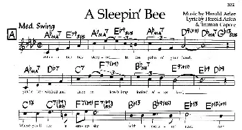 A Sleepin'Bee(钢琴谱)