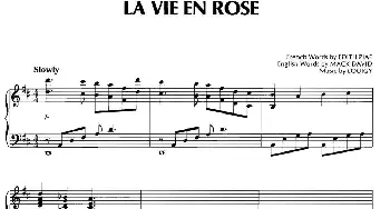 LA VIE EN ROSE(钢琴谱)