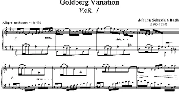 Goldberg Variation(钢琴谱)