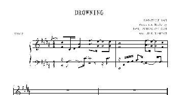 Drowning(钢琴谱)